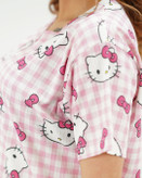 خرید لباس راحتی مادر و کودک جنس پنبه چاپ کیتی مناسب سنین 1.5 تا 8 سال و سایز free مناسب 36 تا 48