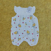 خرید رامپر لینن پنبه دخترانه طرحهای متنوع از برند بی بی لایف مناسب سنین 6 الی 36 ماهگی