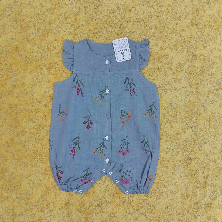 خرید رامپر پنبه دخترانه طرحهای متنوع از برند بی بی لایف مناسب سنین 6 الی 36 ماهگی