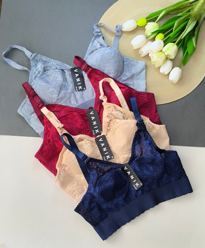 سوتین کش پهن برند وانیک دانتل زیر نخ