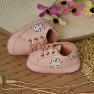 خرید اینترنتی پاپوش نوزادی کتونی ونس Vans صورتی سایز نوزاد تا 18 ماهگی (10.5 تا 12.5 سانتیمتر)