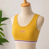 خرید نیم تنه دخترانه نخی کبریتی گلدوزی SPORT کاپدار | مناسب سایز 60 و 65از سایت بی بی ست 2